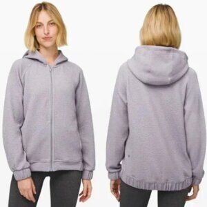 Lululemon Pave New Ways Full-Zip hoodie in Glacier Grey Size Medium